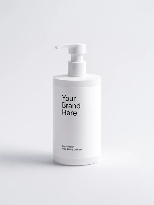 Nettoyant visage et corps pour peaux sensibles